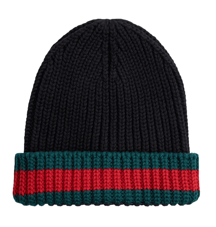 Gucci Wool Hat With Web