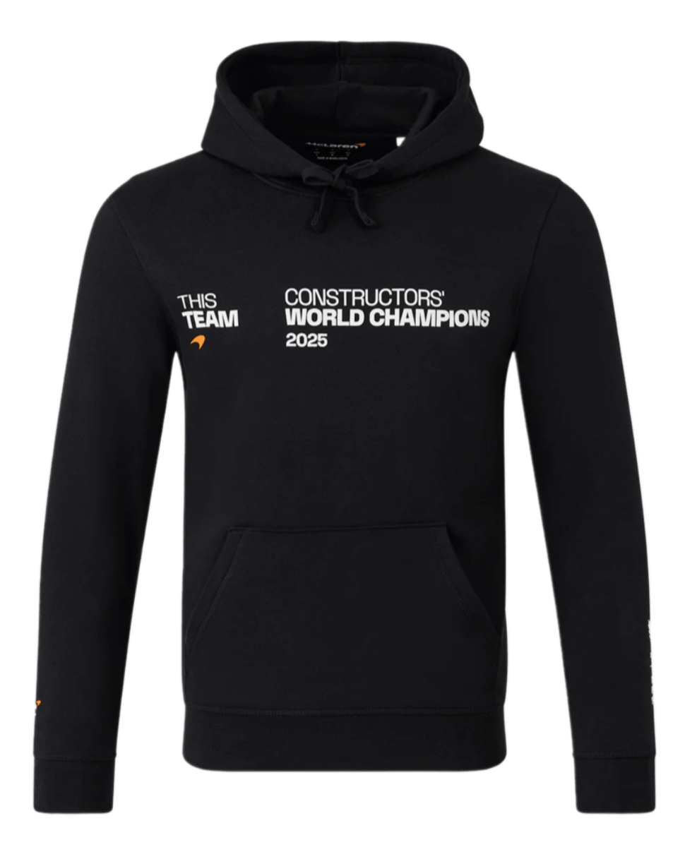 McLaren Formula 1 Team 2025 Constructors' Champions Unisex Hoodie - Black