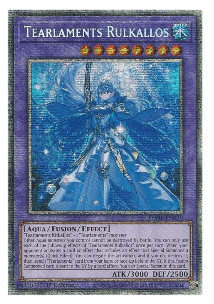 Yu-Gi-Oh! DABL-EN039 Tearlaments Rulkallos (Starlight Rare)