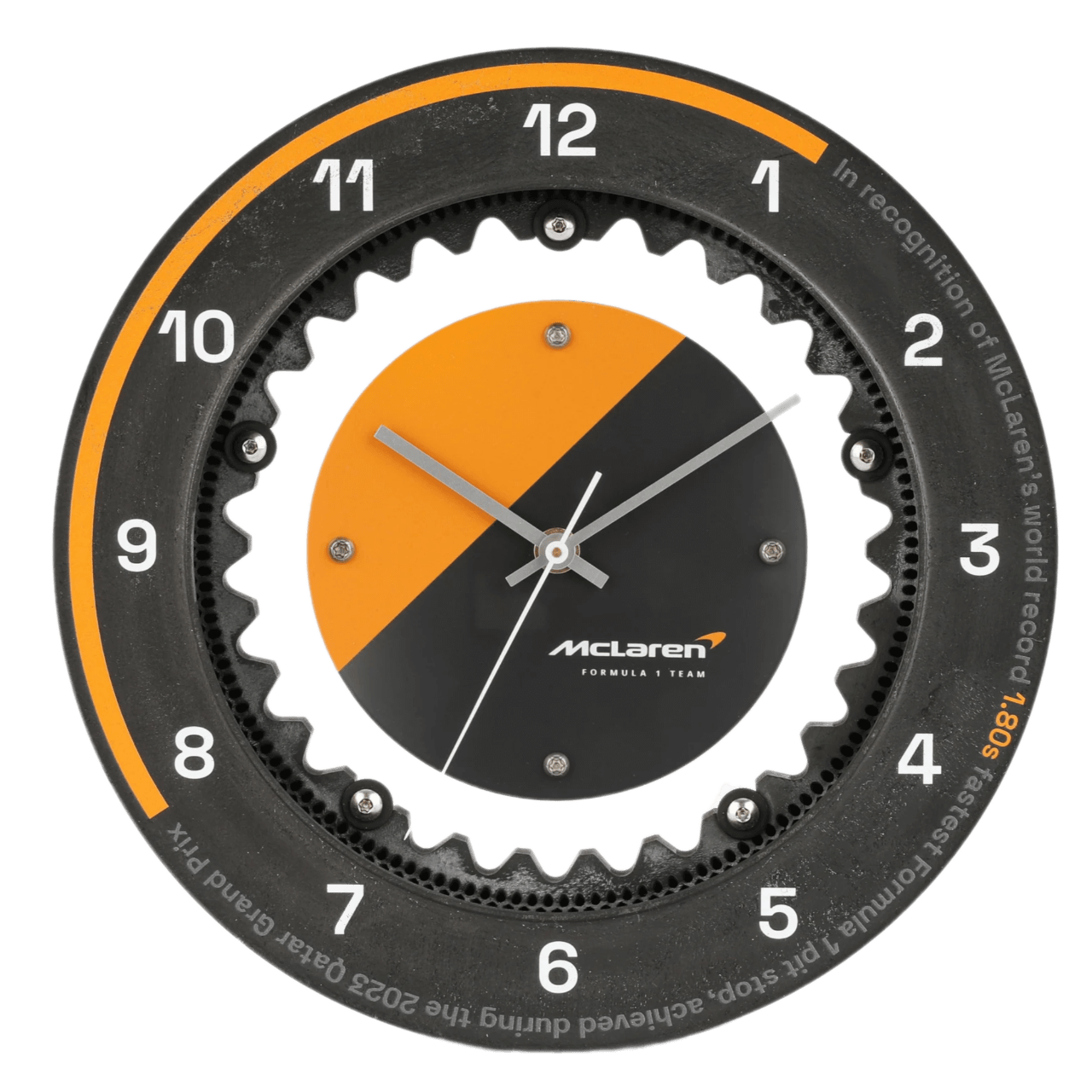 McLaren Brake Disc Clock