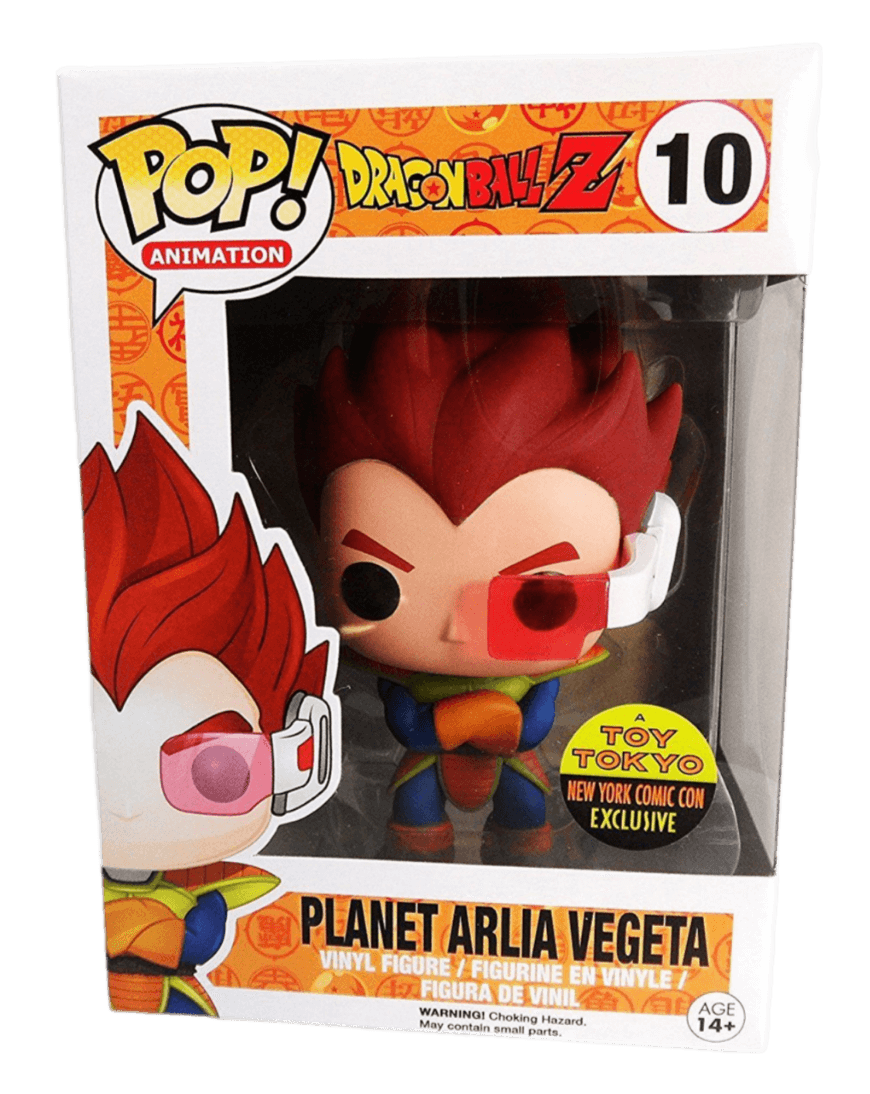 Funko Pop! Animation Dragonball Z Planet Arlia Vegeta Toy Tokyo NYCC Figure 10