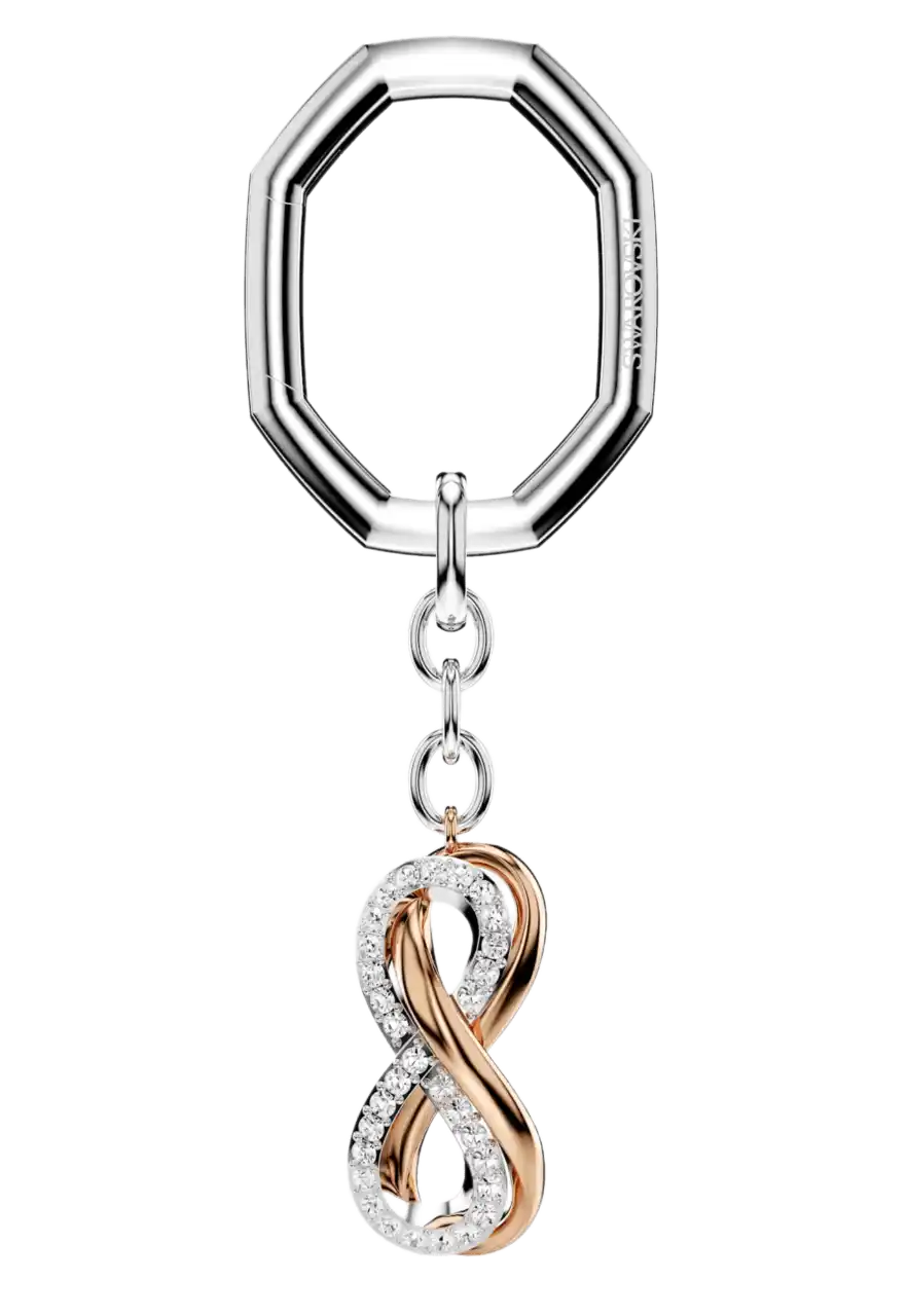 Swarovski Key Ring Infinity - White
