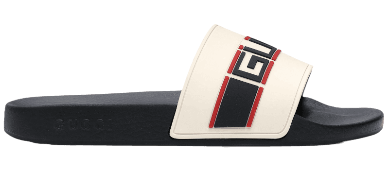 Gucci Stripe Slide - White