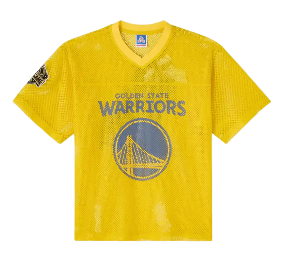 OvO NBA Golden State Warriors Mesh Jersey - Yellow
