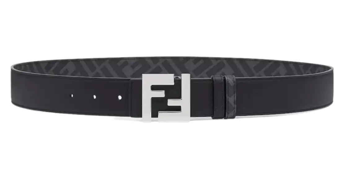 Fendi Timeless Squared FF Belt - Black