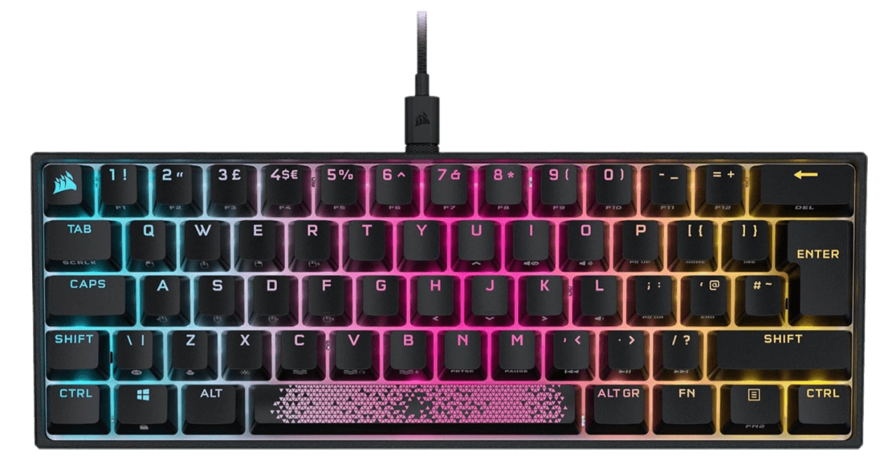 Corsair K65 RGB MINI 60% Mechanical Wired Gaming Keyboard