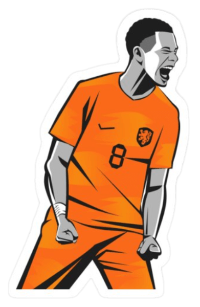 Cody Gakpo, Netherlands Sticker