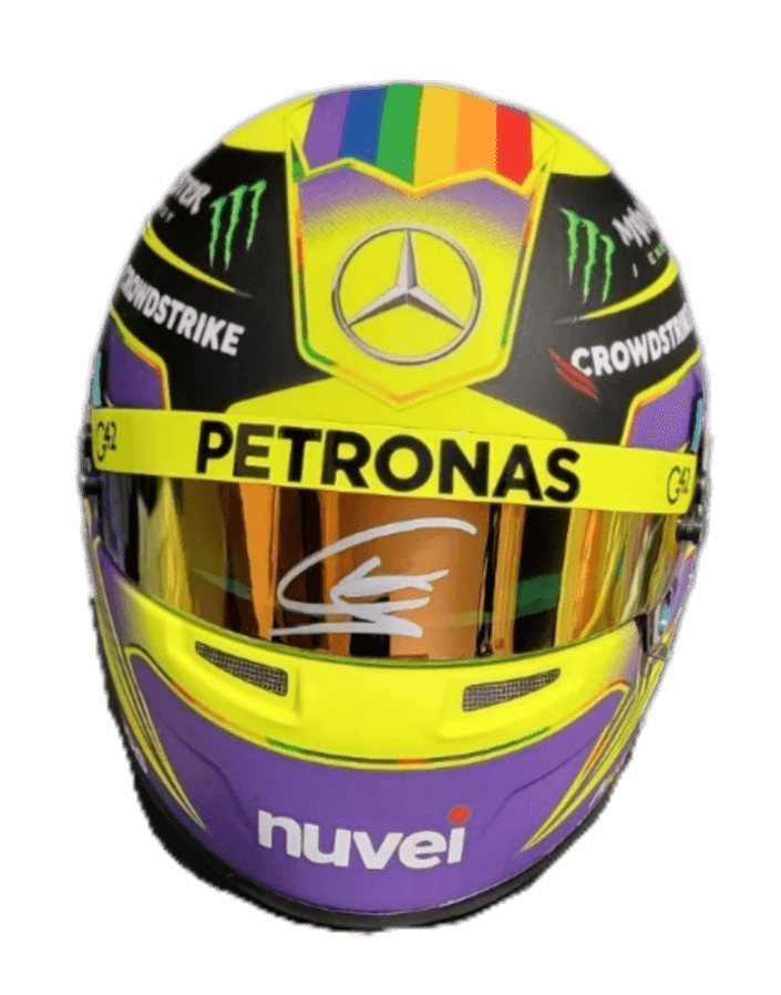 Signed Lewis Hamilton 1/2 Scale Helmet 2023