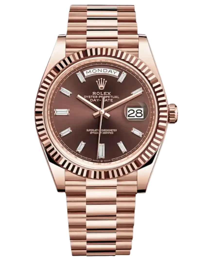 Rolex Day-Date 40 Chocolate Diamond - 40mm, Rose Gold (2021)