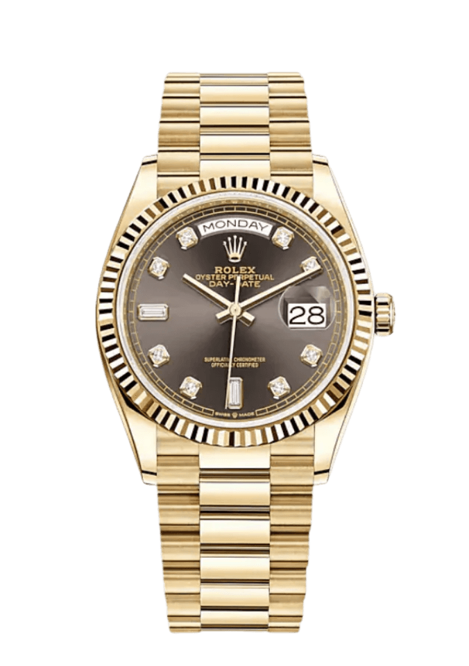 Rolex Day-Date 36 Dark Grey Dial - 36mm, Yellow Gold (2022)