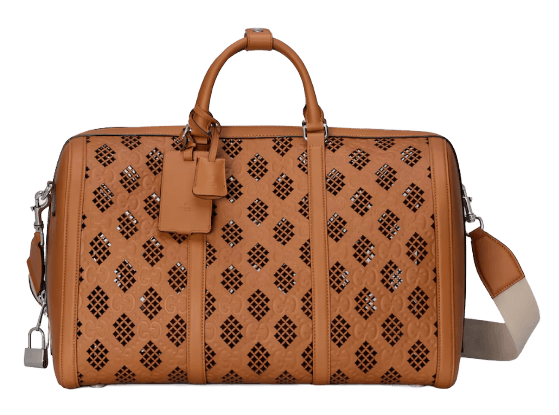 Gucci GG Large Duffle Bag - Light Brown Leather