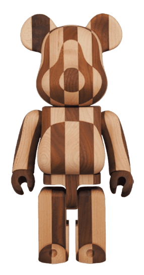 Bearbrick Karimoku LONGITUDINAL CHESS 400%