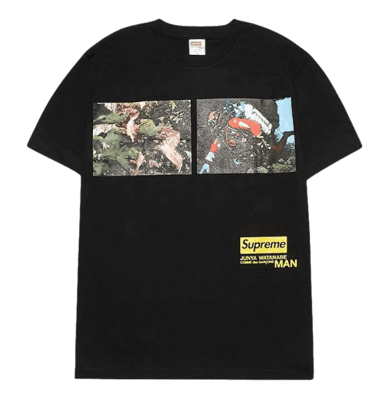 Supreme JUNYA WATANABE CDG MAN Nature Tee - Black