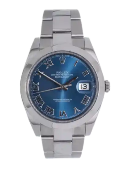 Rolex Datejust Blue Roman Numeral Dial - 41mm, Steel (2021)