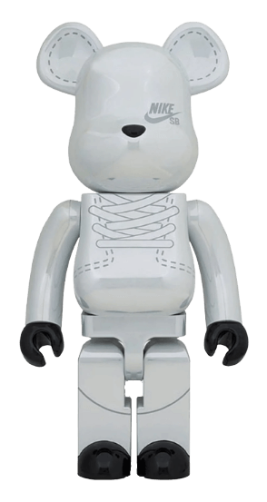 Bearbrick x Nike SB 2020 1000% - White