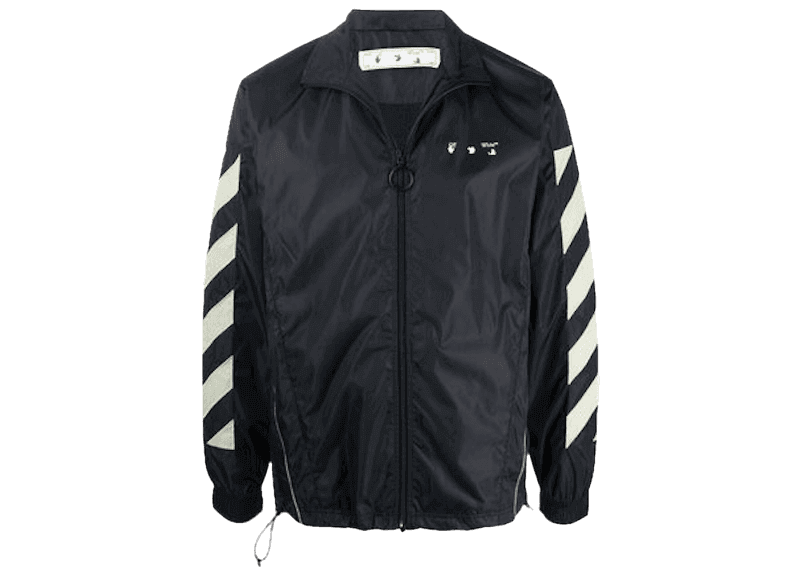 Off-White Polyamide Jacket Men's - Black
