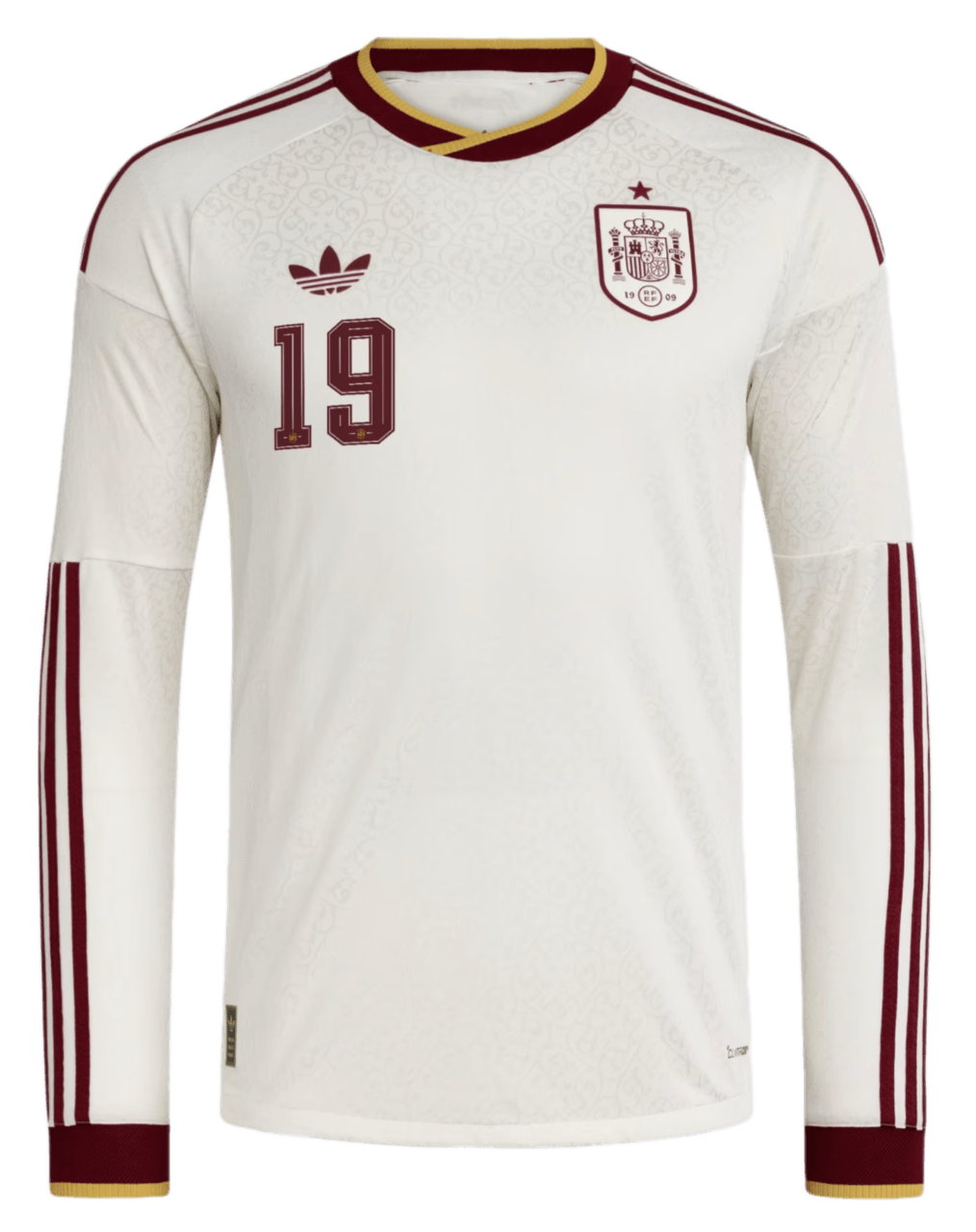 adidas Spain 26 Away Authentic Yamal Long Sleeve Jersey