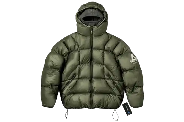 Palace Pertex Frost Balaclava Puffa - Olive
