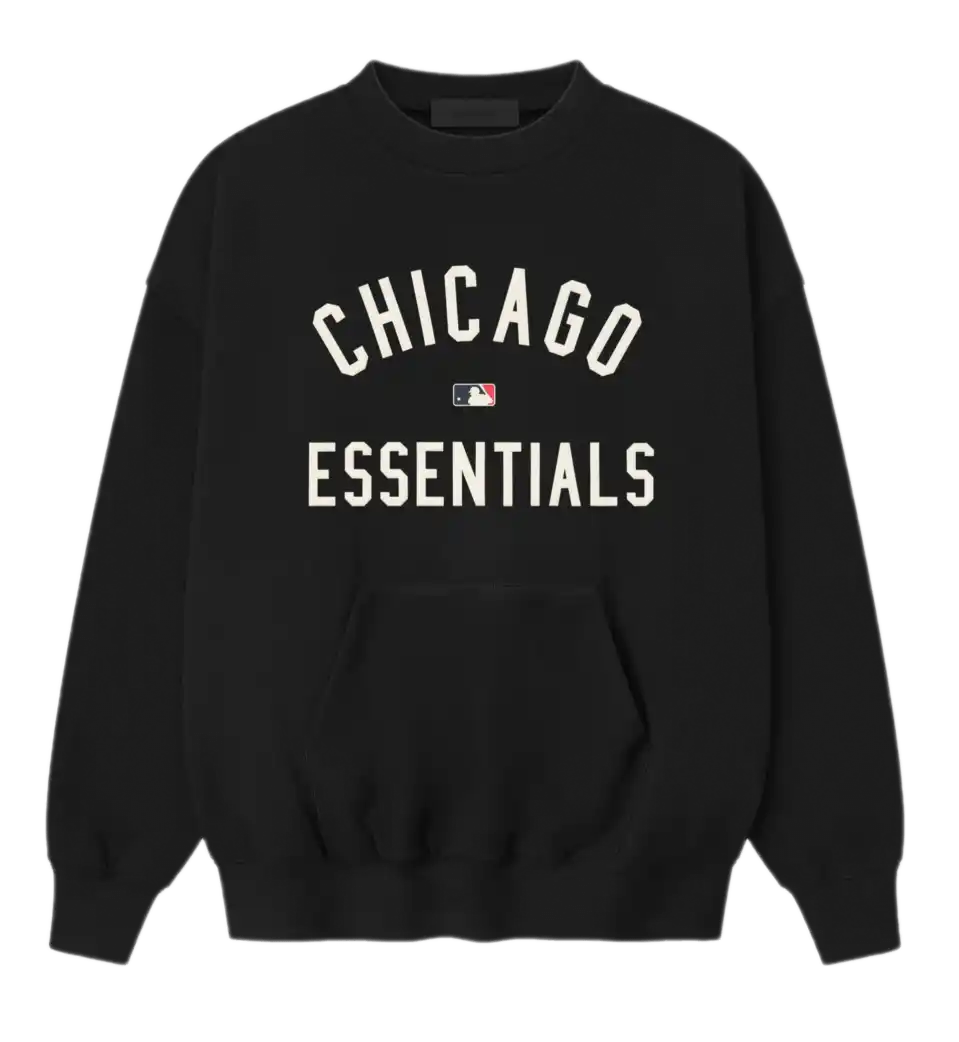 Essentials White Sox Sport Crewneck - Vintage Black
