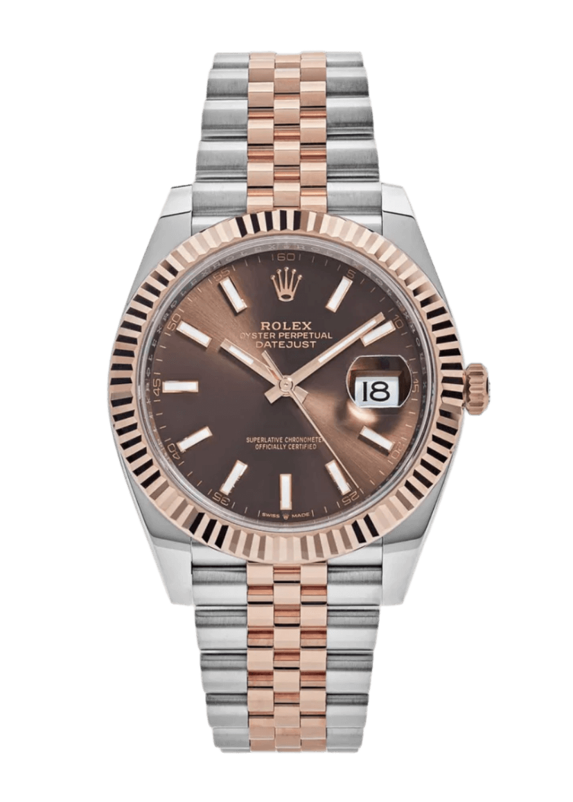 Rolex Datejust Chocolate Dial - 41mm, Steel and Rose Gold (2019)