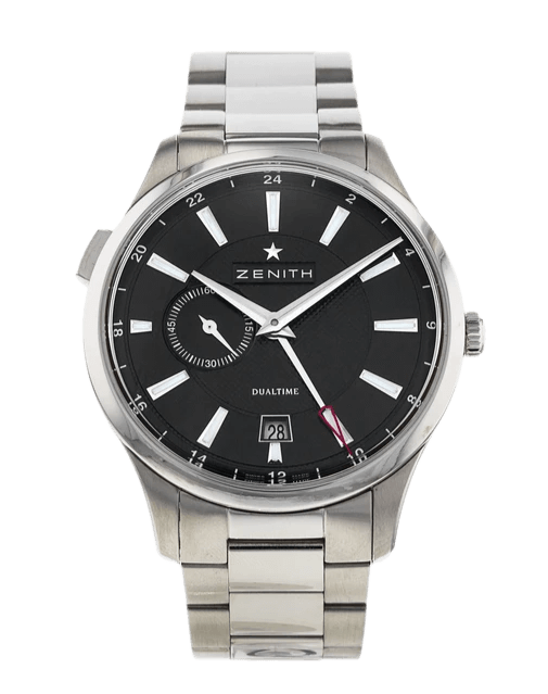 Zenith Captain Black Dial - 40mm, Steel (2014)