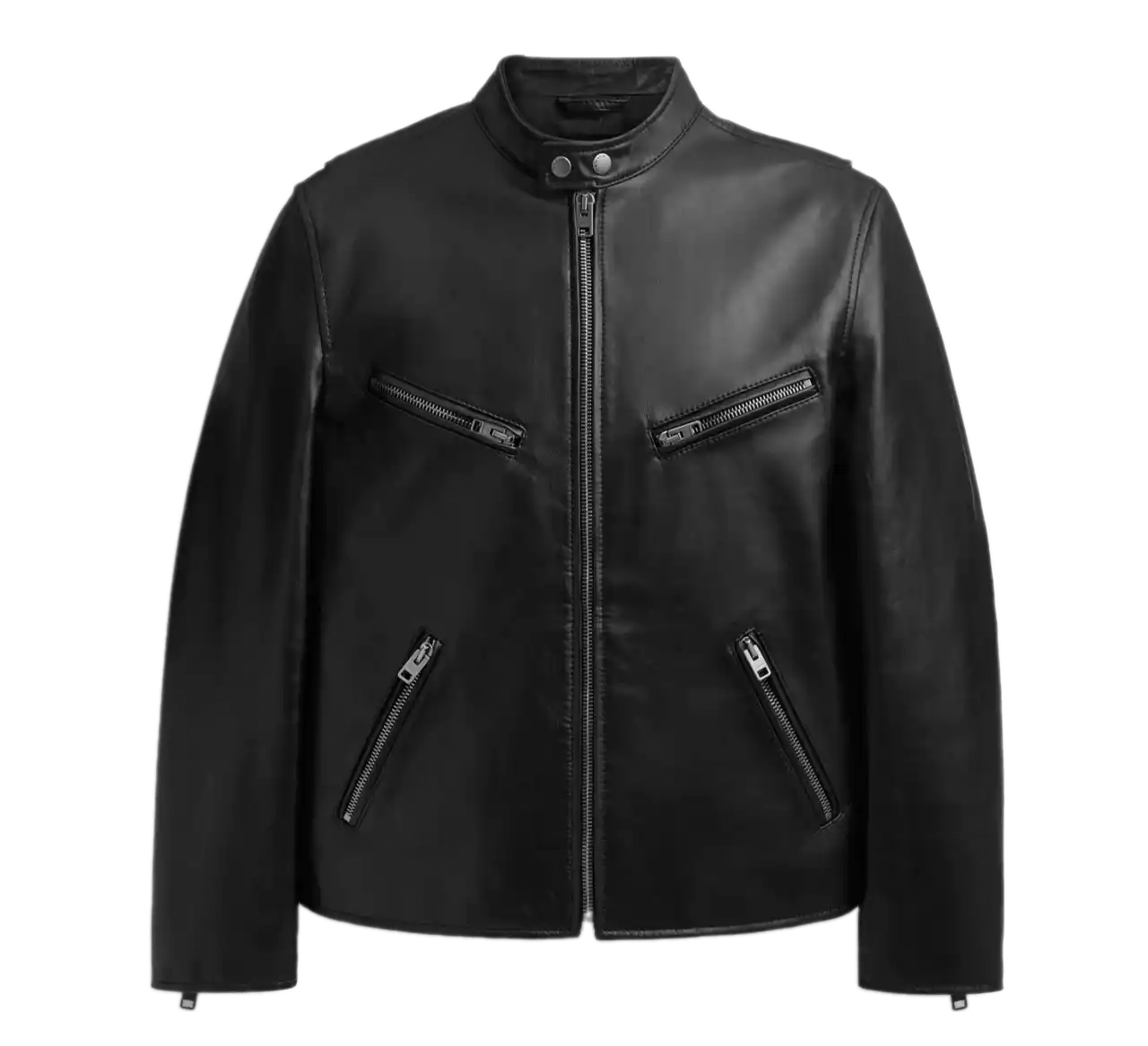 Coach Leather Racer - Black