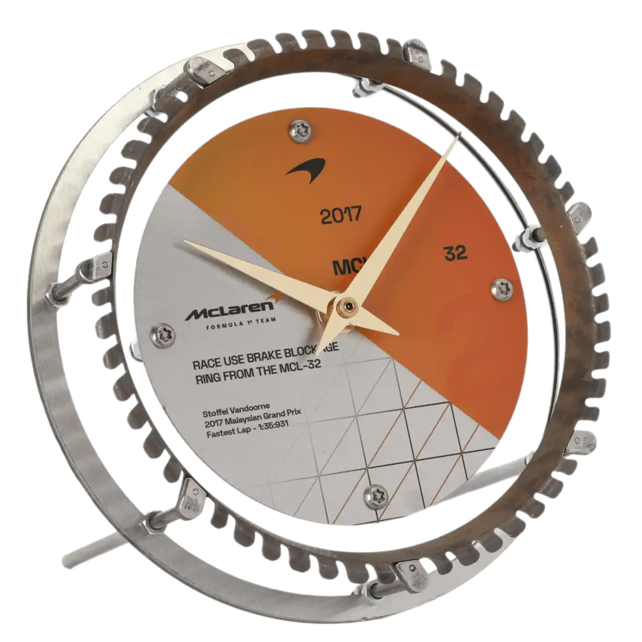 Stoffel Vandoorne 2017 Brake Blockage Ring Clock - Malaysian GP