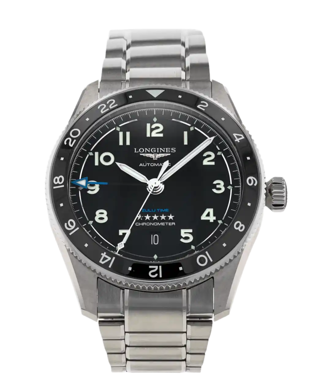 Longines Spirit Black Dial - 42mm, Steel (2022)