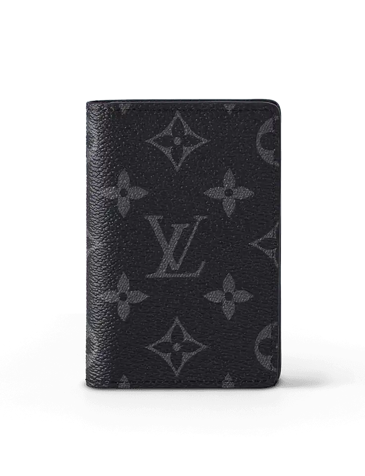 Louis Vuitton Pocket Organizer - Monogram Eclipse Black/Grey