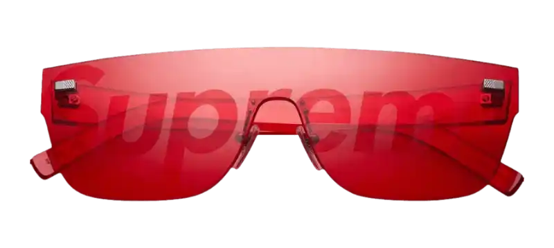 Supreme x Louis Vuitton City Mask SP Sunglasses - Red