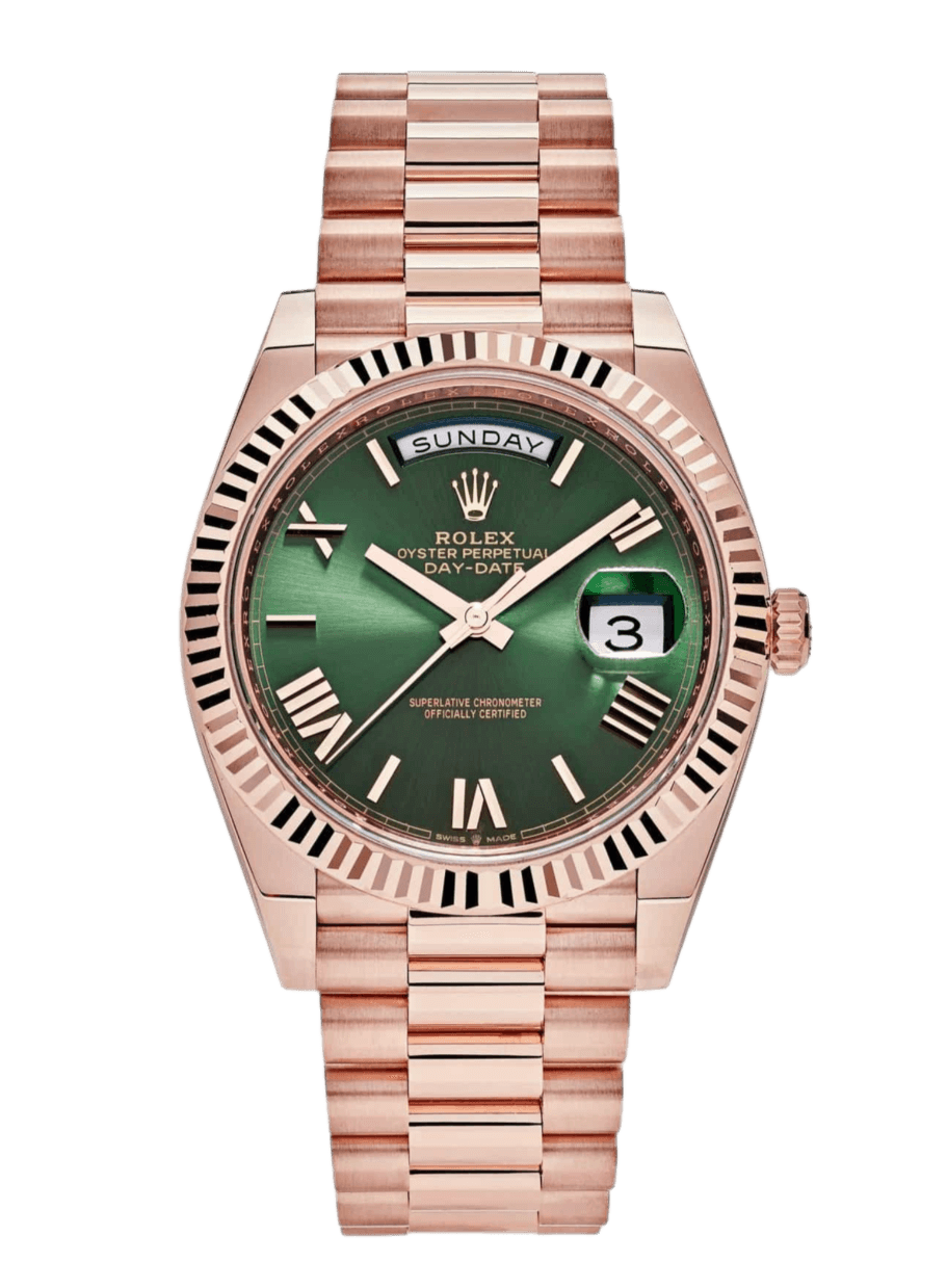 Rolex Day-Date Green Dial - 40mm, Rose Gold (2023)
