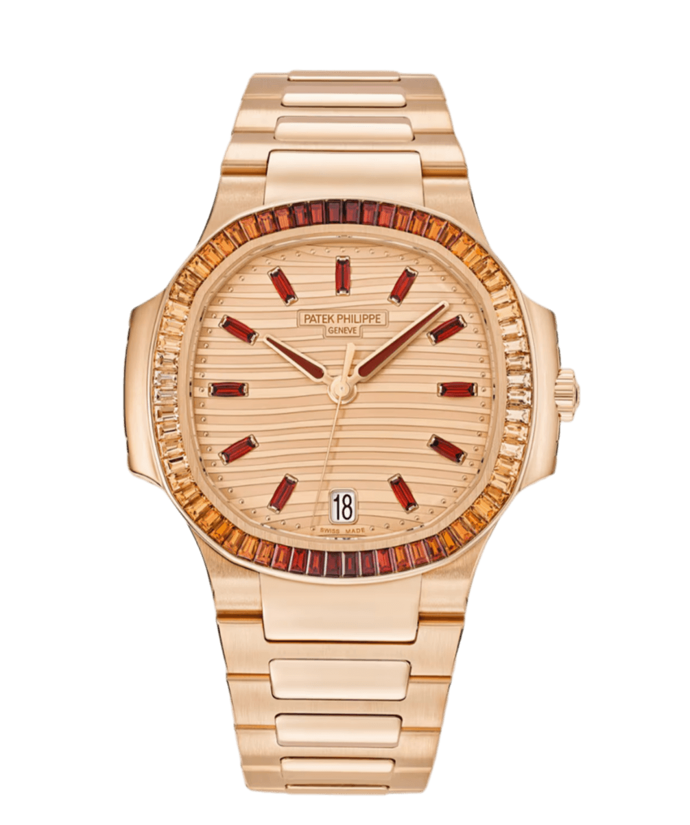 Patek Philippe Nautilus Rose Gold Pink Dial - 35mm, 18ct Rose Gold