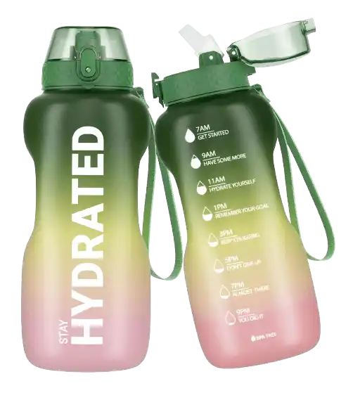 Water Bottle 64oz - Green