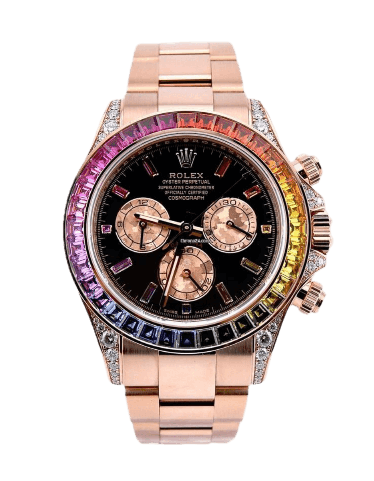 Rolex Daytona Rainbow Diamond Dial - 40mm, Rose Gold (2023)