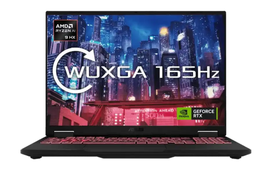 ASUS TUF A16 FA608WI 16.0" WQXGA 165Hz Gaming Laptop AMD Ryzen AI 9 HX 370, NVIDIA GeForce RTX 4070, 32GB RAM, 1TB PCIe SSD