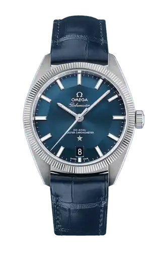 Omega Constellation Globemaster - 39mm, Steel On Leather