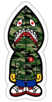 BAPE Hoodie Sticker