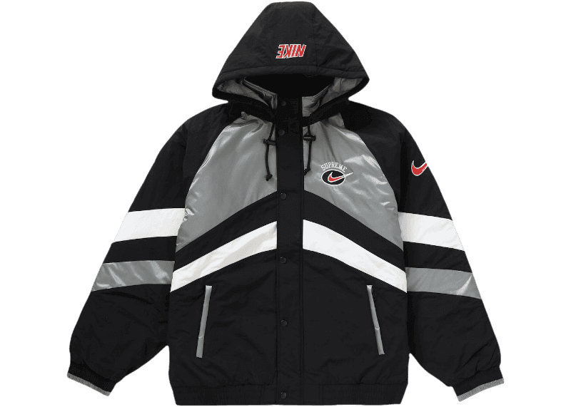 Supreme Nike Hooded Sport Jacket - Silver