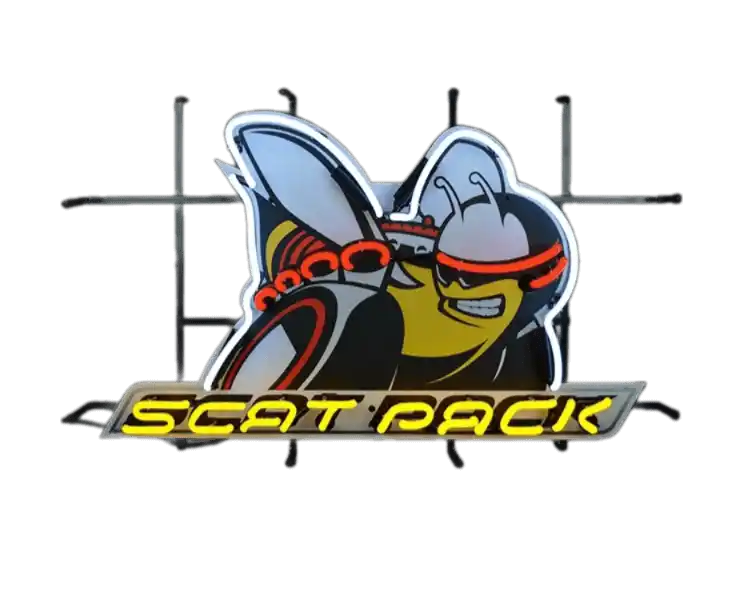 Dodge Scat Pack Neon Sign