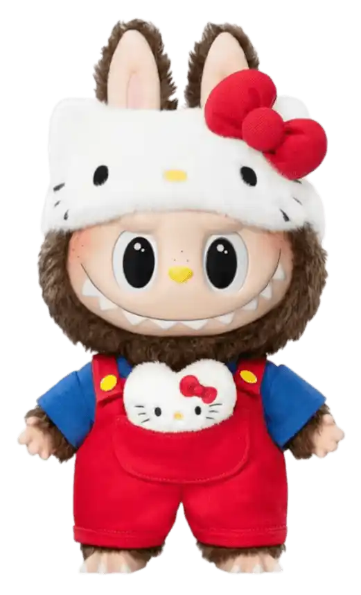 Pop Mart The Monsters Labubu x Hello Kitty Vinyl Plush Doll