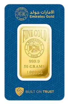 Emirates 50 Gram Gold Bar