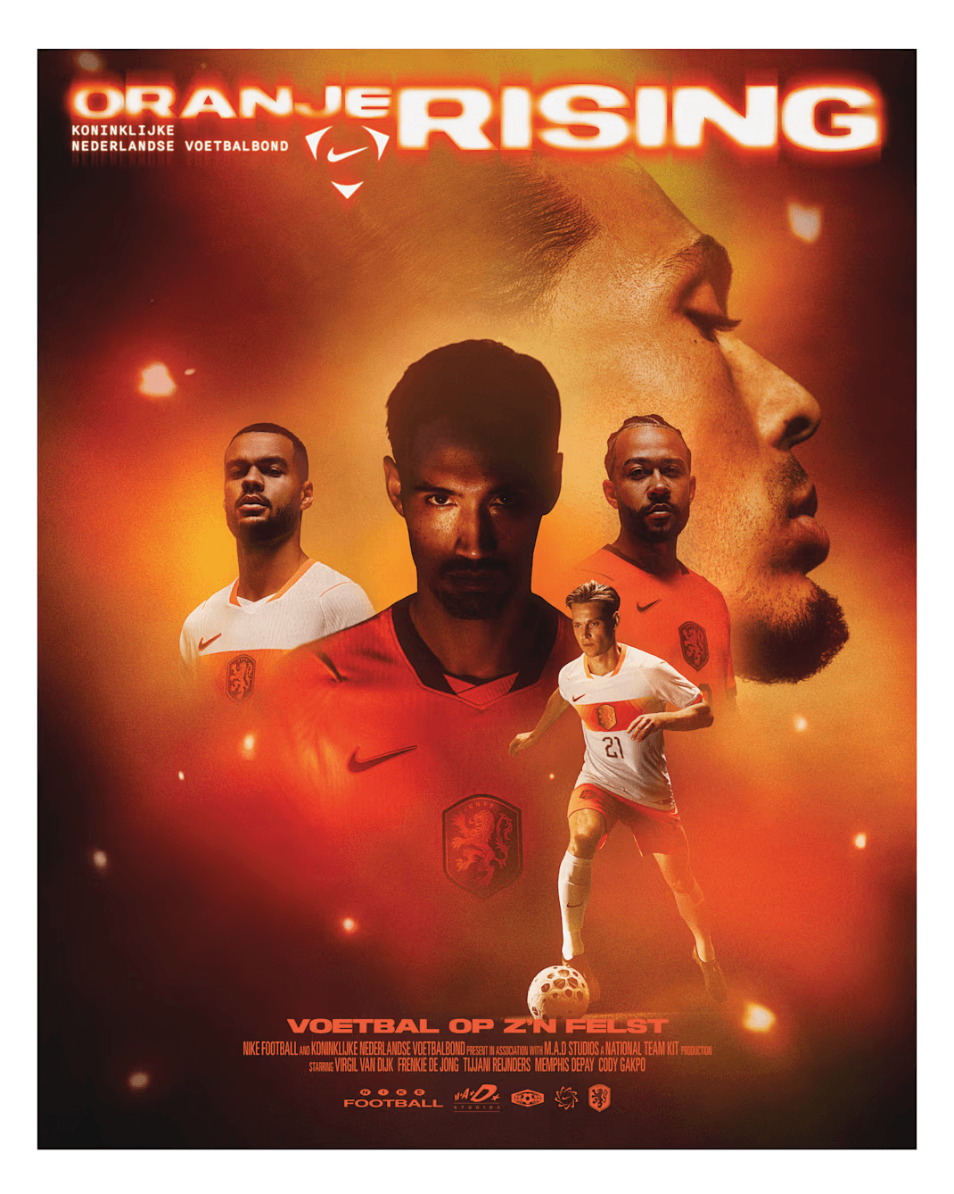 Netherlands Nike Poster 22"x28"
