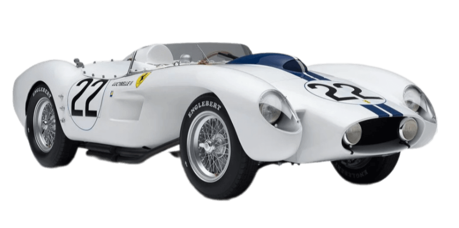 Ferrari 250 TR 1958 Lucybelle II Le Mans Model In 1:8 Scale
