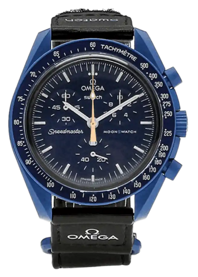Swatch x Omega Bioceramic Moonswatch Mission to Neptune Moonshine Gold
