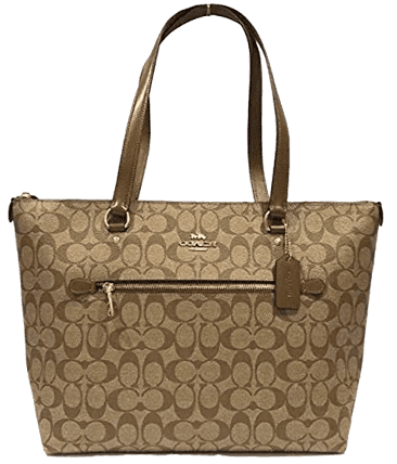 Coach Signature Gallery Tote Bag - Tan