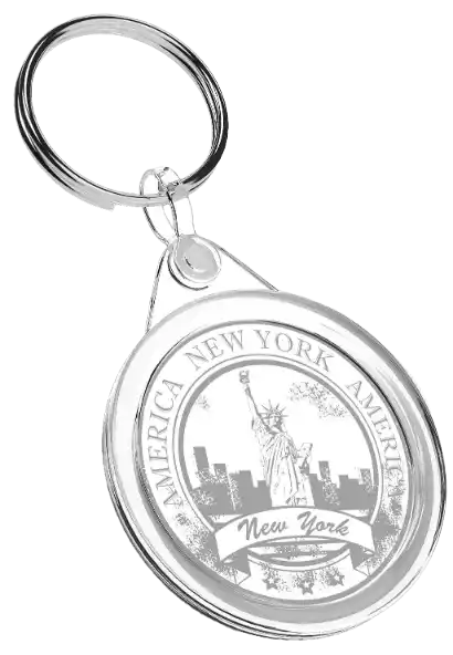 New York Keychain