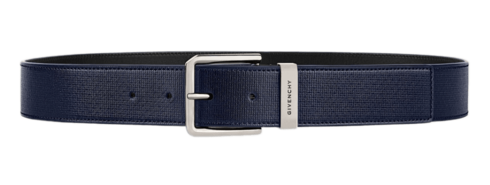 Givenchy Gentleman Belt in 4G Leather - Black/Navy