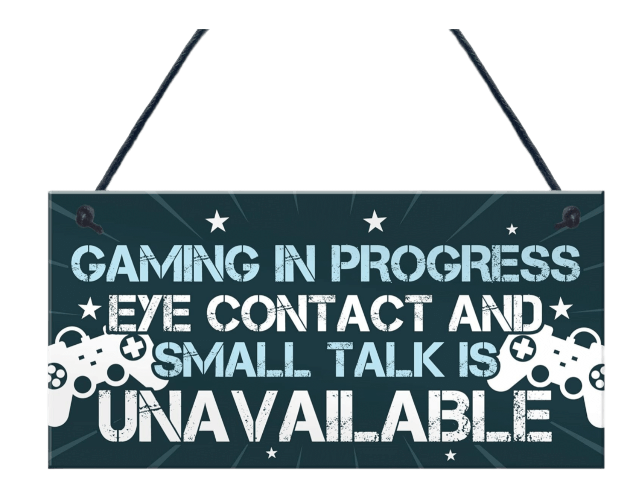 Gaming Bedroom Door Sign