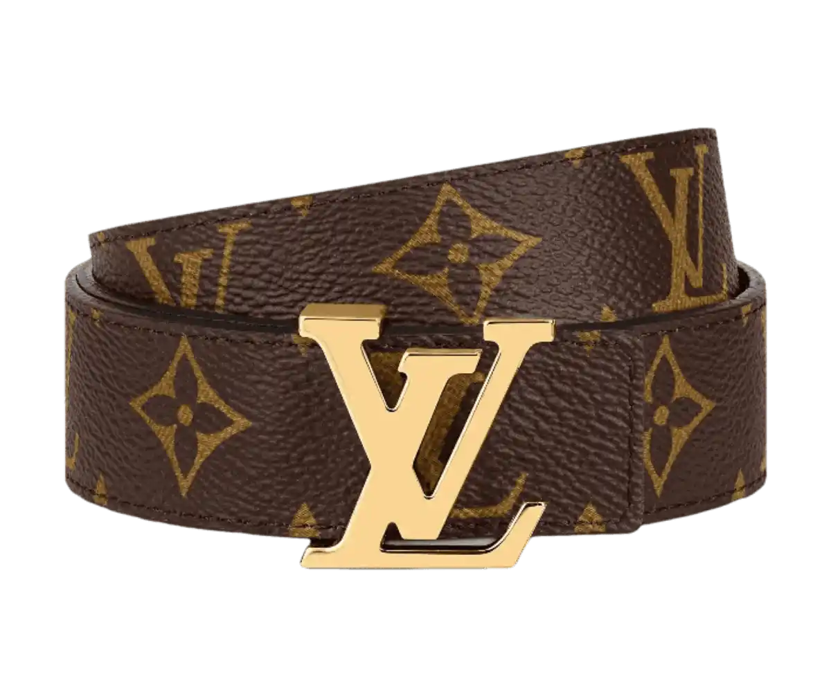 Louis Vuitton x Supreme Initiales Belt - 40 MM Monogram Brown Gold