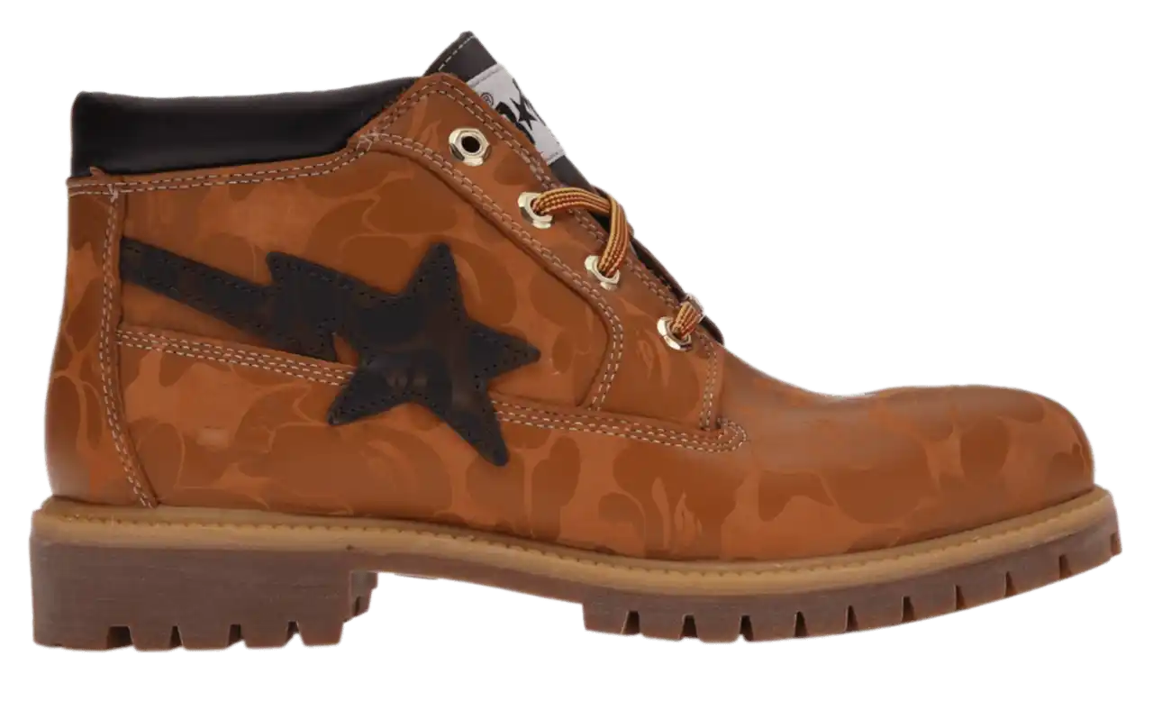 Timberland Chukka Boots - A Bathing Ape Wheat